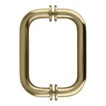 Crl BM6X6BBRZ Brushed Bronze 6" Series Tubular Back-to-back Pull Handle. Fixed Price $37.45.