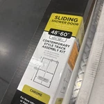 Delta SDLCS60-C-R 48 In. To Contemporary Sliding Shower Door Track. Fixed Price $157.50.