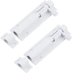 2-PACK 3-INCH Slide Bolt Latch White Aluminum Door Lock Sliding Security. Fixed Price $16.99.