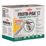 Froth-pak Spray Foam Sealant Kit, 3 Lb, Two Cylinders, Cream, Polyurethane Base,. Fixed Price $110.22.