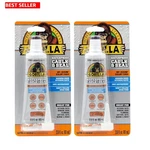 2 Pack Gorilla Clear Silicone Sealant 10- Mold Resistant & Waterproof. Fixed Price $23.79.