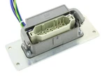 Harting Han 16A-AGG-LB + 25D-STI-C Mounting Housing Heavy Duty Connector. Fixed Price $30.05.