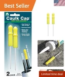 Ccy Caulk Saver 2-PACK: Reusable Tube Sealers With Puncture Pin For Fresh. Fixed Price $9.99.