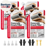 Concrete Crack Filler 4-PACK 4.4LB Grey, Self-leveling High Elasticity Cement. Fixed Price $64.71.
