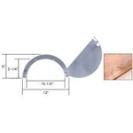 C.r. Laurence 725A Crl Satin Anodized Semicircular Design Ticket Window With 10. Fixed Price $150.00.