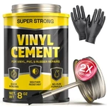 8 Oz Vinyl Cement Glue Non-brittle, Zero Shrinkage & Watertight Seal, Conta.... Fixed Price $22.39.