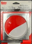 Oatey 42042 1/4" X Stainless Steel Square Tile Ring (chrome). Fixed Price $14.00.