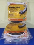 8PC Frost King Rubber Foam Self Stick Weatherseal Tape 3/4" X 7/16" 10'. Fixed Price $44.99.