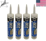 4X Dap Dynaflex 230 Sealant Caulk Tube White Exterior Elastomeric Paintable 2HR. Fixed Price $37.10.