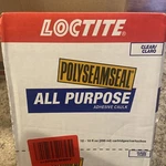 12 Pack Loctite Polyseamseal All Purpose Adhesive Caulk Clear 10OZ. Fixed Price $67.02.