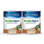 Wood Sealer Penetrating Nano+poly Waterproof 2 Gallon Clear Seal-once Nanopoly. Fixed Price $154.99.