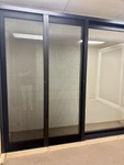 Aluminum Frame Retractable Screen Mesh Door 144X96 Rust-proof, Easy Install. Fixed Price $2150.00.