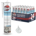 Kraken Bond Kitchen & Bath Silicone Sealant, 10.1OZ 24 Pack - Clear. Fixed Price $109.99.