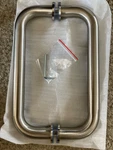 Crl BM8X8WSS-BN Brushed Nickel 8" Series Tubular Back-to-back Pull Handle. Fixed Price $39.00.