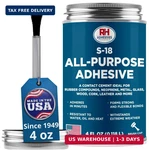 S-18 All-purpose Adhesive, 4 Oz. Can Multi-purpose, Rubber, Metal, Leather, Fe. Fixed Price $23.61.