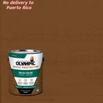 Olympic 1 Gallon Cedar Solid Exterior Wood Stain Plus Sealer One New. Fixed Price $45.42.
