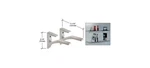 Crl Chrome Aluminum Shelf Bracket For 5/8" 3/4" Glass, 5-1/16", Pack Of 2. Fixed Price $28.40.