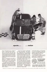 1963 Mg Sports Sedan: Paint Stripe Along Its Top Vintage Print Ad. Fixed Price $7.50.