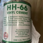 Rh Adhesives HH-66 Pvc Vinyl Cement 16 Ounce Quart R-h. Fixed Price $32.00.