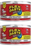 (2 Pack) Flex Paste White Waterproof Paintable Putty Rubber Spackle Sealant Lb. Fixed Price $23.99.