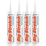 Sashco 10016 10.5OZ Big Stretch Weatherproof Seal Caulk - White 4 Pack. Fixed Price $39.95.