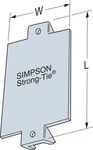 Simpson Strong-tie NS1 1-1/2" X 3" Nail Stop Plate (pack Of 10). Fixed Price $26.78.