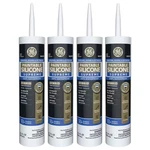 9.5 Oz. White Paintable Silicone Supreme Exterior Window And Door Sealant (4-PAC. Fixed Price $68.62.
