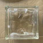 Vtg Glass Block 7.5 X Reclaimed Reuse Up Cycle Clear Wavy Architectural. Fixed Price $17.10.