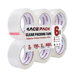 Ace 2 - Transparent Packing Tape, For Shipping And Packaging, 6 Rolls. Fixed Price $20.87.