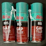 Akfix 805 Gap Filler Insulating Foam Sealant Waterproof - 12 Oz : Lot 3 Cans. Fixed Price $9.99.