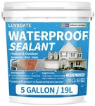Liquid Waterproof Sealant Clear 5 Gallon, Luvboate Transparent Coa.... Fixed Price $306.23.