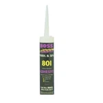 Boss 80101B White Swimming Pool Silicone Adhesive 10.3 Oz Filters. Fixed Price $16.83.