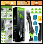 5-IN-1 Caulking Tool Set Silicone Sealant Finishing, Grout Scraper & Repair. Fixed Price $23.99.