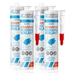 Aquarium Sealant Clear (4X10.5 Floz) 100% Silicone, Waterproof Aquar.... Fixed Price $55.27.