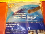 (0909.) Caulksav'r Poly Foam Backer Rod - 5/8" X 20'. Fixed Price $11.92.