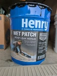 Henry HE208071 Wet Patch Roof Asphalt Leak Repair 5 Gallon Black. Fixed Price $129.65.