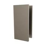 Brixwell No-drill Fixed Panel Clamp 2-3/8" Height Brass Brushed Nickel. Fixed Price $12.37.