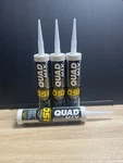 (4) Quad Max 9.5 Oz. White #001 Exterior, Window, Door, & Siding Caulk Sealant. Fixed Price $48.00.