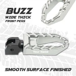Laser Anti Slip Tit Front Large Foot Pegs For Razor RSF350. Fixed Price $89.38.