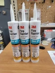 3M Fire Barrier Sealant 3000 Wt 10.1OZ Gray Water Tight Intumescent SILICONE-3PK. Fixed Price $59.99.