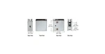 Crl Square Radius Base Brushed Stainless Clamp For 1/2" Glass Panels. Fixed Price $38.83.