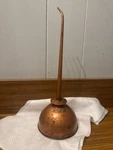 Vintage Eagle Oil Can Copper Empty 11" High Usa. Fixed Price $25.15.
