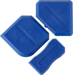 Silicone Caulking Tools Set, 3 Pieces, Blue Finishing Kit. Fixed Price $7.93.