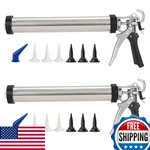 Sausage Caulk Gun, 20OZ FOIL/10OZ Cartridge, Dual-purpose 18:1 Thrust 15". Fixed Price $76.67.