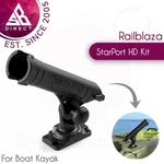 Railblaza Rod Tube Starport Hd Kit - Black Adjustable Removable For Boat Kayak. Fixed Price $45.20.