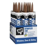12-PACK Dap Dynaflex 230 Cedar Tan 10.1OZ Window Door Trim Sealant. Fixed Price $77.83.