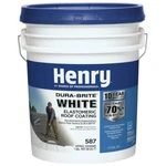 Henry Durabrite 587 White Elastomeric Premium Roof Coating Protection 4.75 Gal.. Fixed Price $125.49.
