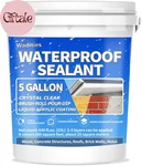 Liquid Waterproof Sealant Clear 5 Gallon, Wall Bathroom Water-based. Fixed Price $317.70.