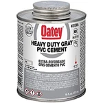 Oatey 31095 Heavy Duty Cement, 16 Oz, Pvc Gray, Fluid Ounces. Fixed Price $27.40.