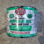 Protecto Wrap Super Stick Building Tape 4" X 75' Roll. Fixed Price $55.00.